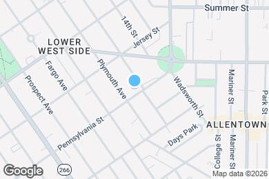 Map image of the property - 342 Pennsylvania St