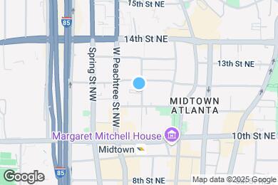 Map image of the property - 1074 Peachtree Walk NE