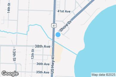 Map image of the property - 3850 N Shore Dr