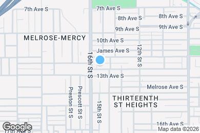 Map image of the property - 1445 12th Ave S