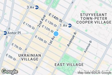 Map image of the property - 188 1st Ave