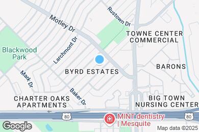 Map image of the property - 2417 Moreland Dr