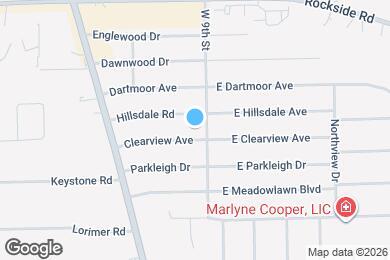 Map image of the property - 916 Clearview Ave