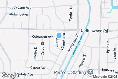 Map image of the property - 2960 Cordell St