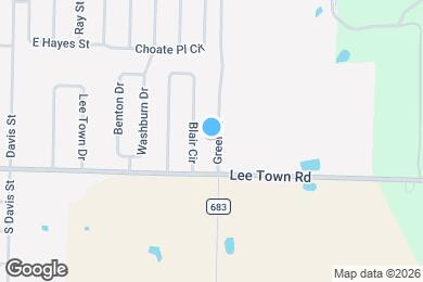 Map image of the property - 107 Greer St