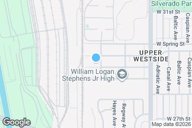 Map image of the property - 2119 W 29th St