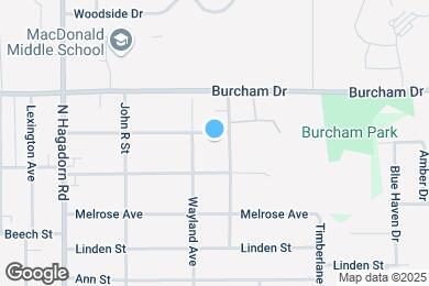 Map image of the property - 1726 Mount Vernon Ave