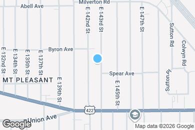 Map image of the property - 3390 E 143rd St
