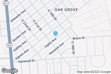 Map image of the property - 1827 Joplin Ave