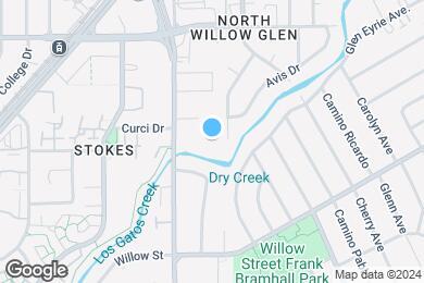 Map image of the property - Willow Glen Apartments