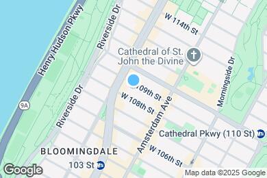 Map image of the property - 244 W 109th St