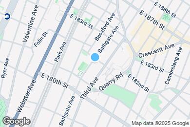 Map image of the property - 2194 Bathgate Ave