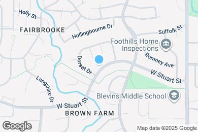 Map image of the property - 2430 W Stuart St