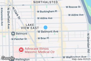 Map image of the property - 714 W Belmont