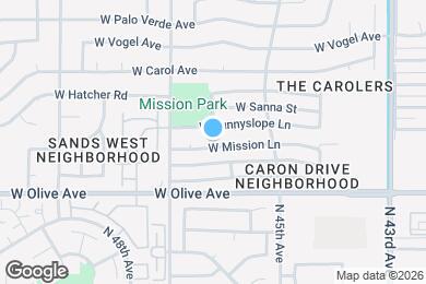 Map image of the property - 4614 W Mission Ln
