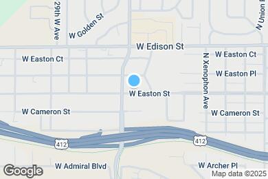 Map image of the property - 2325 W Easton St