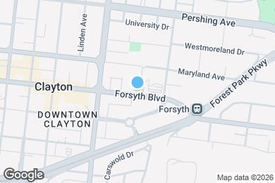 Map image of the property - 7529 Forsyth Blvd