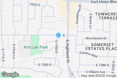 Map image of the property - 7223 S 1950 E