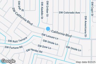Map image of the property - 1462 SW California Blvd