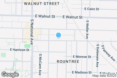 Map image of the property - 1335 E Cherry St