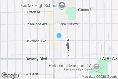 Map image of the property - 401 N Orange Grove Ave