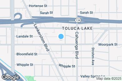 Map image of the property - 10701 Moorpark St