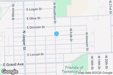Map image of the property - 1505 E Walnut St