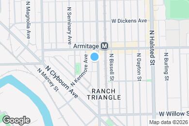Map image of the property - 1940 N Sheffield Ave