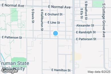Map image of the property - 821 E Patterson St
