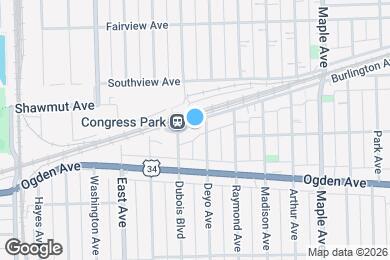 Map image of the property - 9437 Burlington Ave