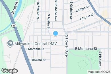 Map image of the property - 319 E Rosedale Ave