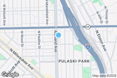 Map image of the property - 1517 N Ashland Ave