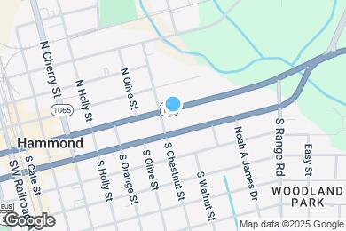 Map image of the property - 704 E Thomas St
