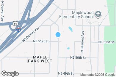Map image of the property - 5110 N Bellaire Ave