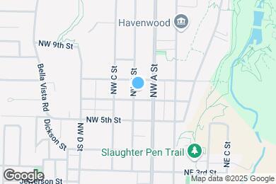 Map image of the property - 604 NW B St