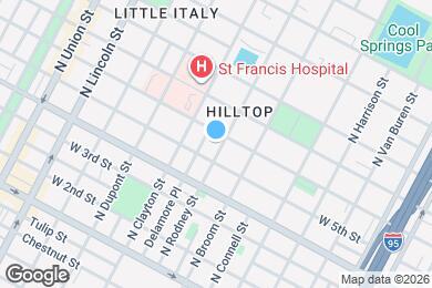 Map image of the property - 505 N Rodney St