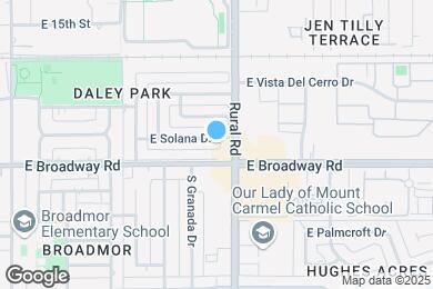 Map image of the property - 727 E Solana Dr