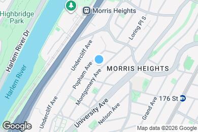 Map image of the property - 1733 Montgomery Ave
