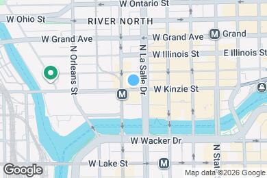 Map image of the property - 160 W Kinzie St