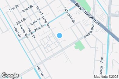 Map image of the property - 2725 Huey P Long Ave