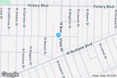 Map image of the property - 1333 N Buena Vista St
