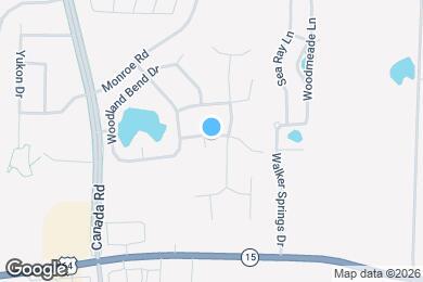 Map image of the property - 10023 Woodland Grove Dr