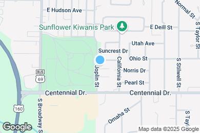 Map image of the property - 2301 S Joplin St