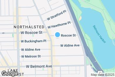 Map image of the property - 545 W Roscoe St
