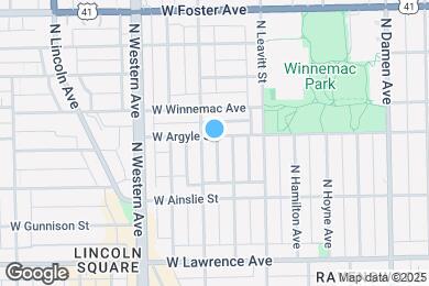 Map image of the property - 2257 W Argyle St