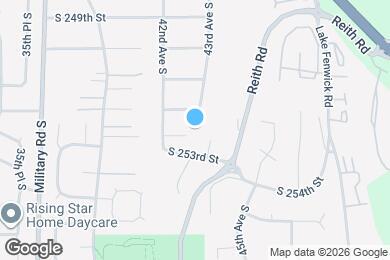 Map image of the property - 4234 S 252nd Pl