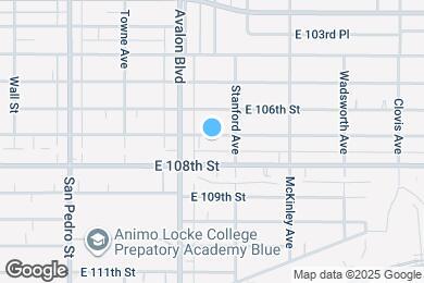 Map image of the property - 632 E 107th St