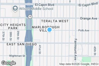 Map image of the property - 4075 Marlborough Ave