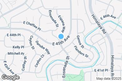 Map image of the property - 19401 E 45th Ave