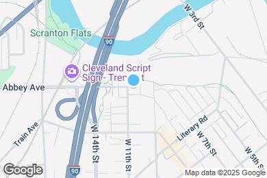 Map image of the property - 2037 W 11th St